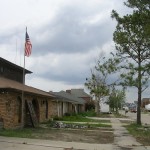 Photo in January 2006 of nearly ruined neighborhood in St. Bernard Parish, Louisiana 
